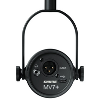 Thumbnail for Microfono Shure Dinamico Digital Para Podcaster Plus, Mv7+-k
