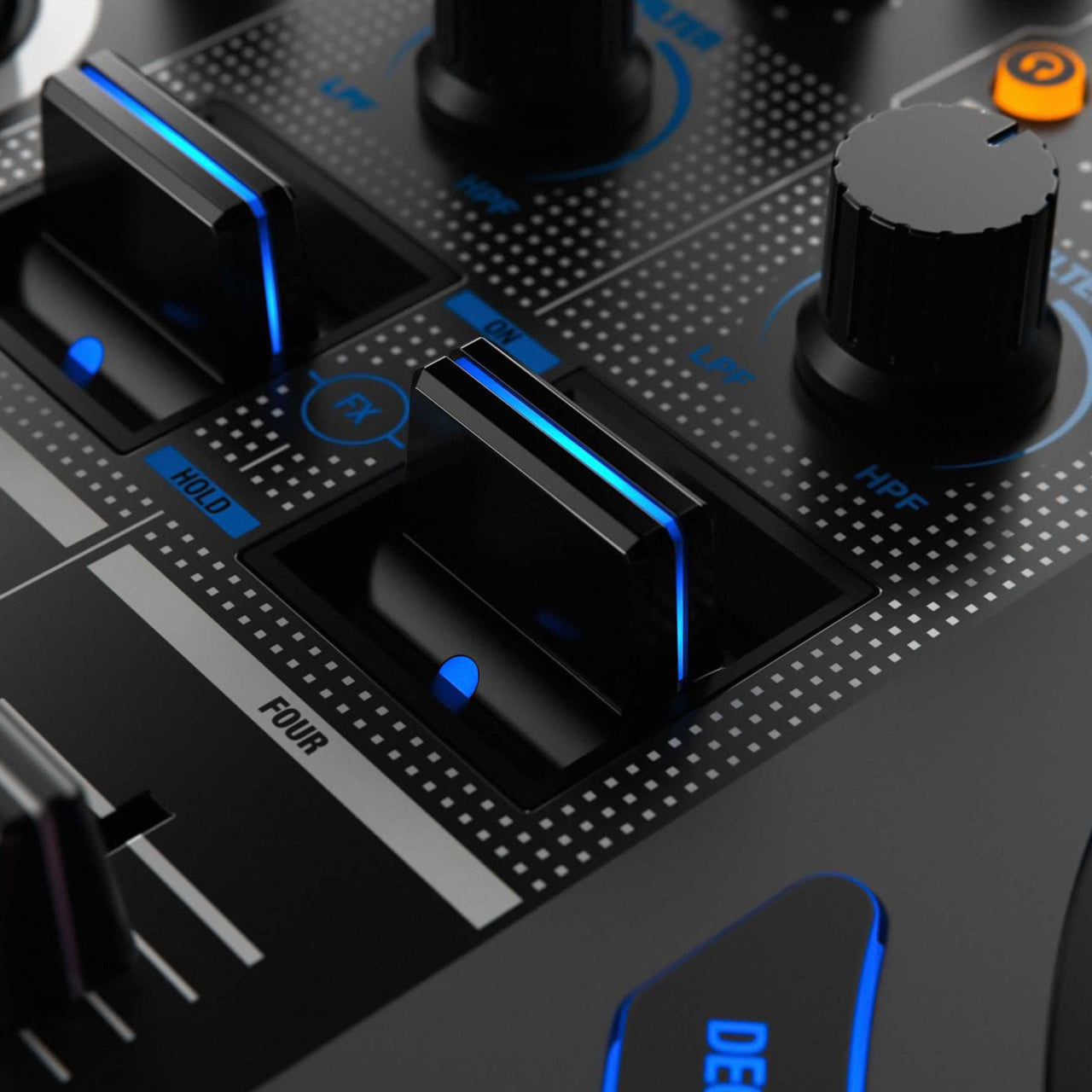 Controlador Dj Reloop Mixon 8 Pro, 4 Canales, Usb-c, Compatibilidad Serato/djay Pro Negro