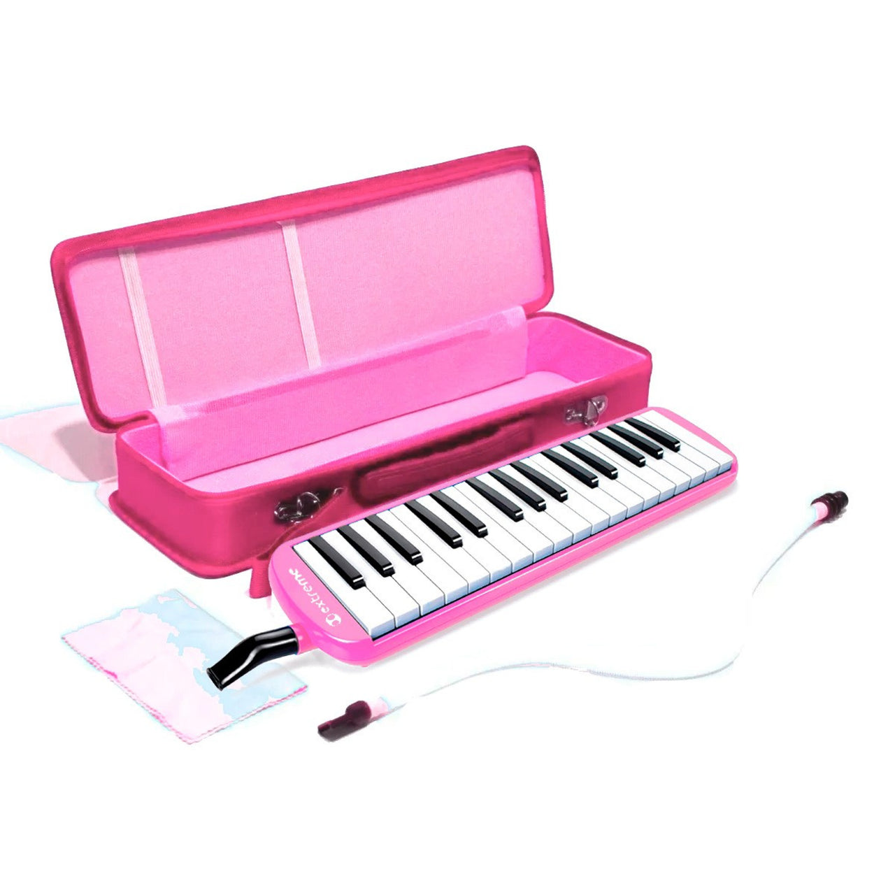 Melodica Extreme 32 Teclas 2 1/2 Octavas C/Estuche Rosa, Exml006