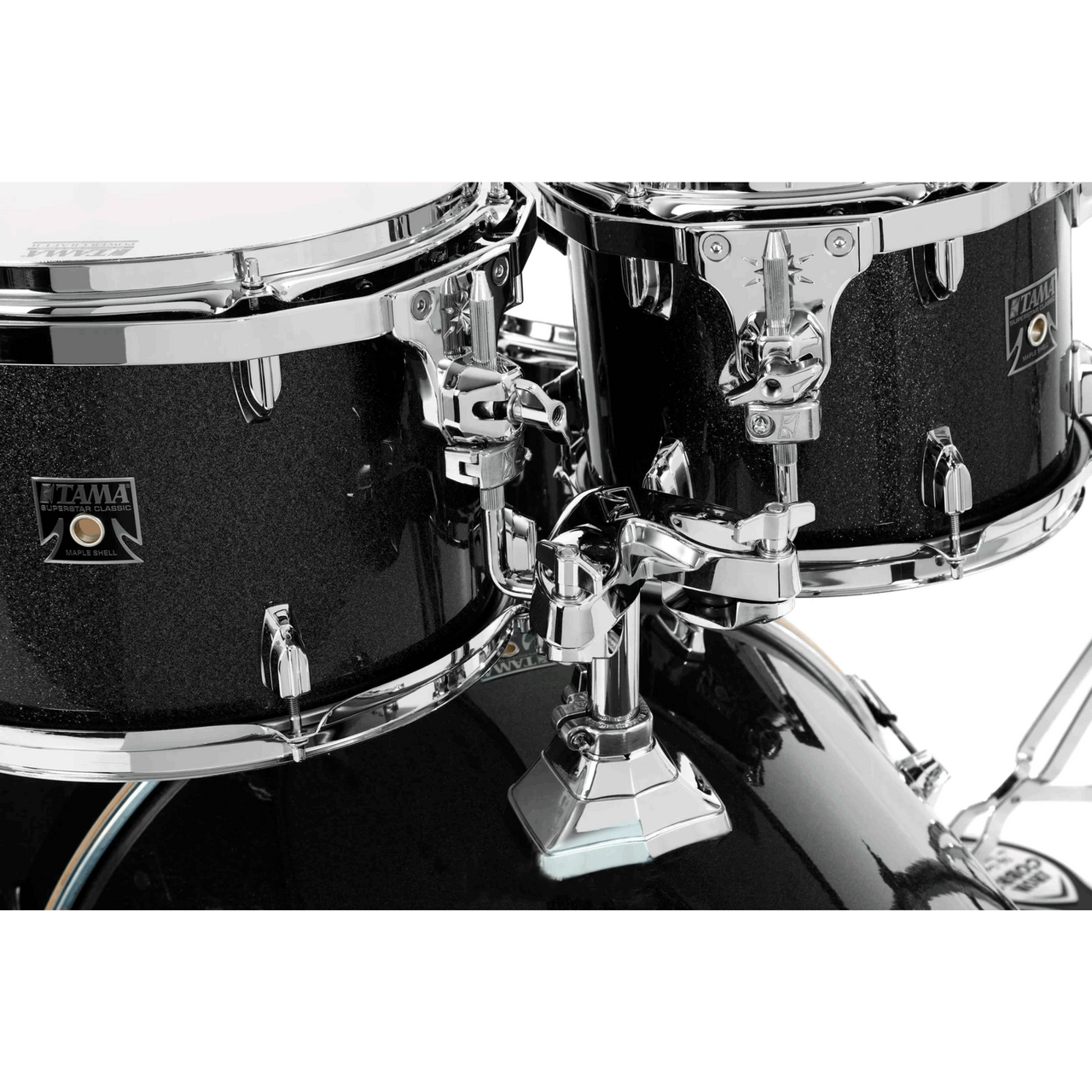 Bateria Tama Ck52krs-mgd Superstar Classic Maple 5 Piezas Negro Brillante Con Atril