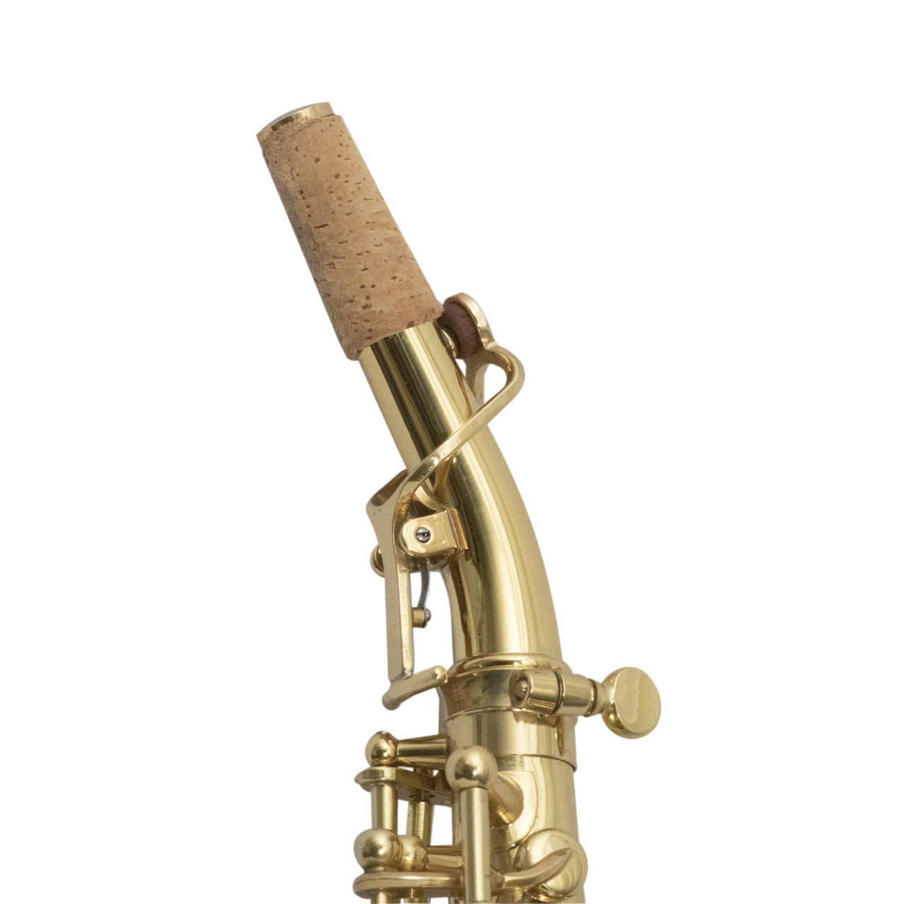 Saxofon Soprano Curvo Maxima Laqueado  Kfcss-100g C/Estuche