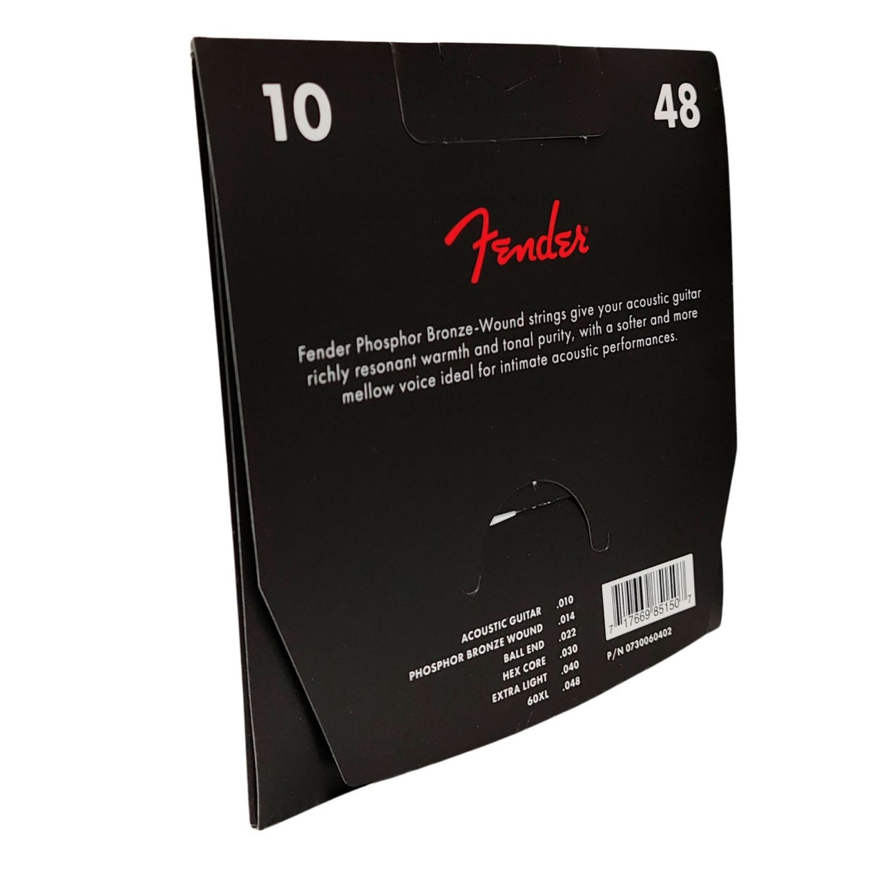 Juego De Cuerdas Fender Guitarra Electroacustica 10-48, 60xl, 0730060402