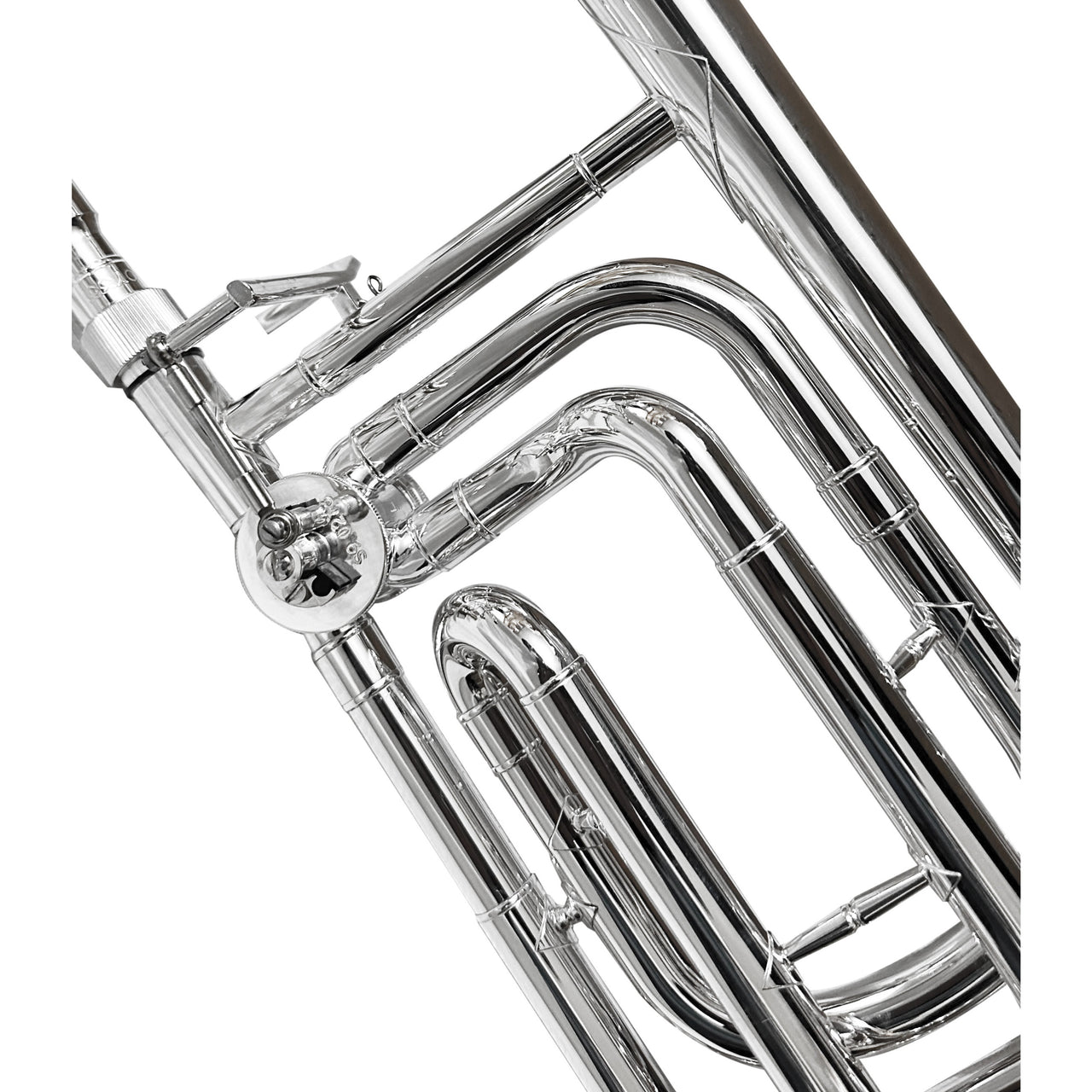 Trombon De Vara Martinz Mwtbv20s Con Transpositor Sib/fa Plata Entrada Grande