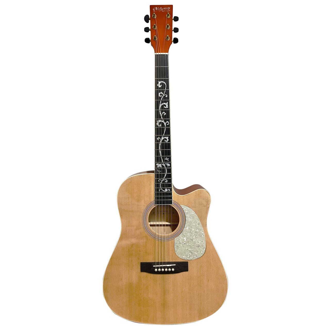 Guitarra Electroacustica Mc Cartney Bfg-4117c-fm-eq-nt Texana Natural