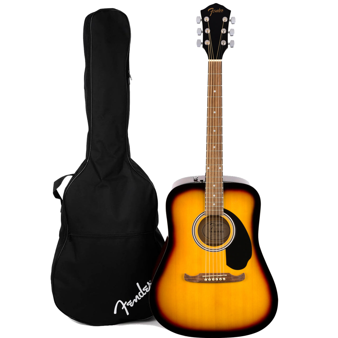Guitarra Acustica Fender Fa-125 Dreadnought Sunburst Con Funda 0971210732