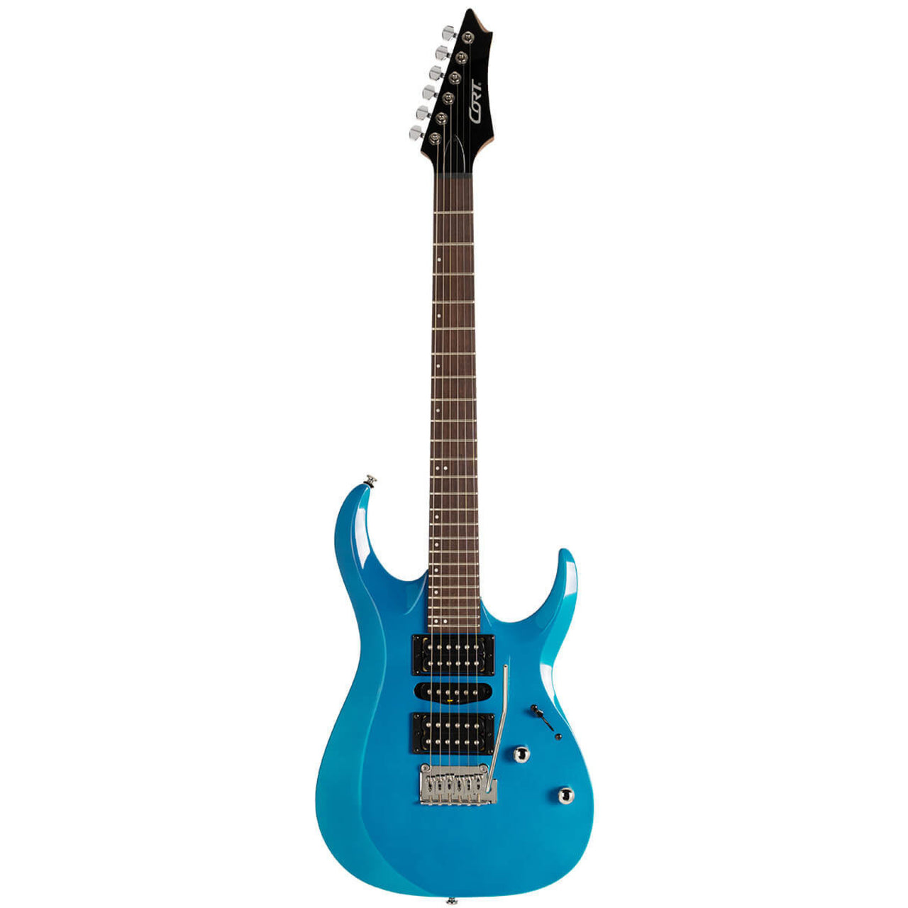 Guitarra Electrica Cort X200 Cbl Serie X Azul Brillante
