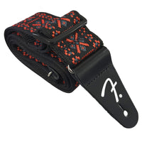 Thumbnail for Thaly Fender Pasadena Woven Strap Lattice Red Para Guitarra 0990638034