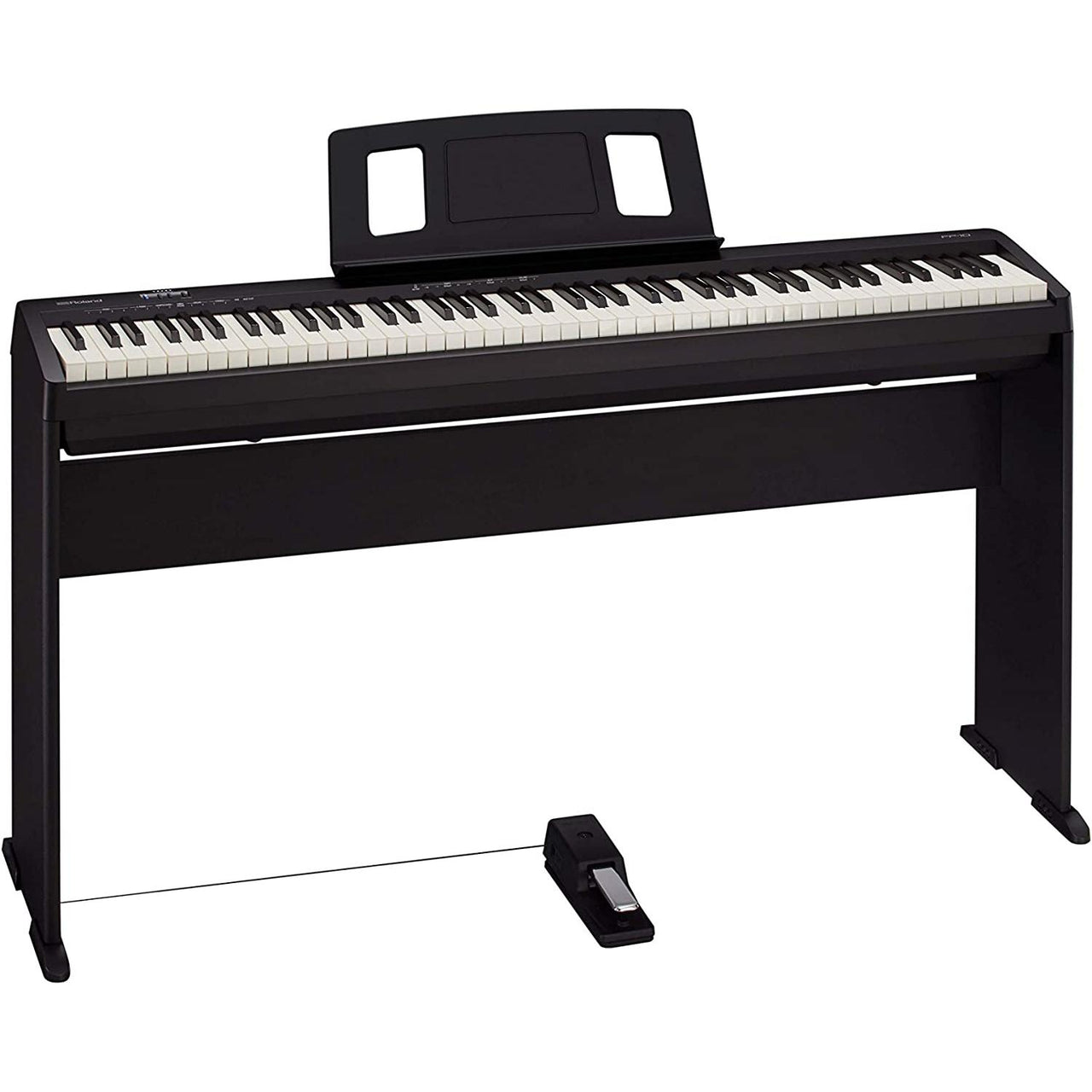 PIANO DIGITAL ROLAND 88 TECLAS ACABADO NEGRO C/BASE KSCFP10-BK,FP-10-C