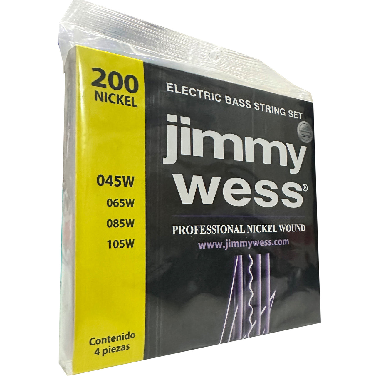 Encordadura Jimmy Wess P/bajo Elect.pro Niquel (jwbe-200n), Wnb200