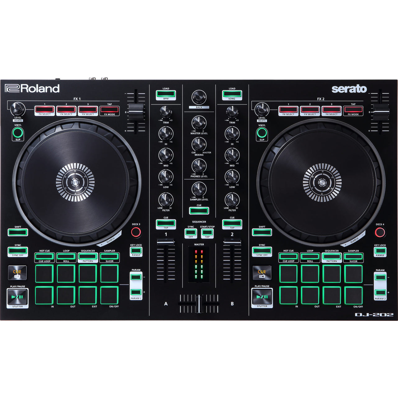 Controlador Roland Dj-202 Para Dj Para Serato