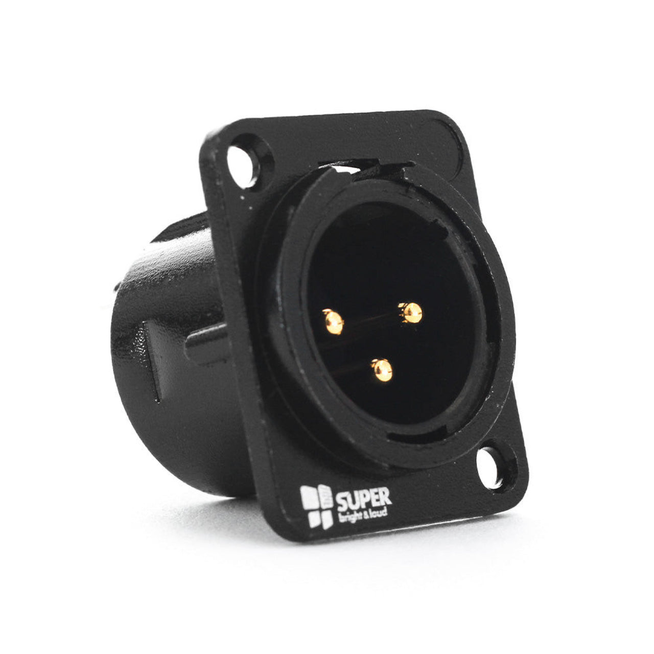 Conector Superbright J3f2c-b Chasis Canon Macho Negro