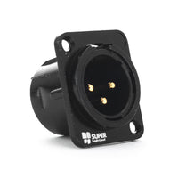 Thumbnail for Conector Superbright J3f2c-b Chasis Canon Macho Negro