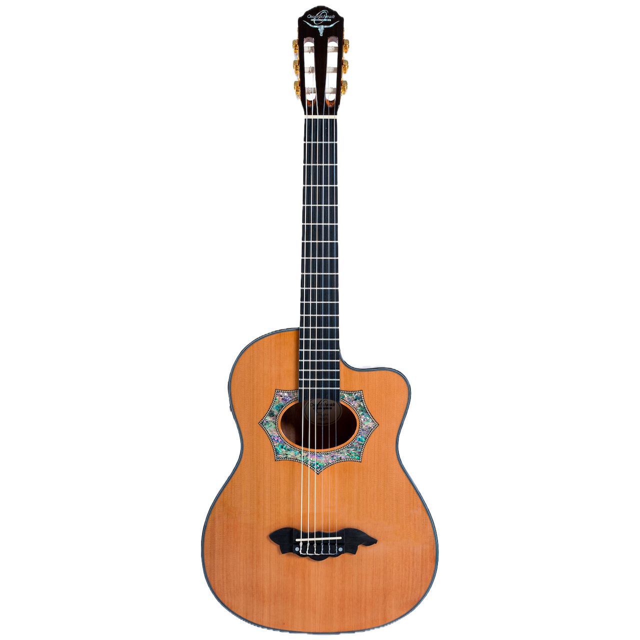 Requinto Oscar Schmidt Oh30sce Electroacustico Cuerdas De Nailon