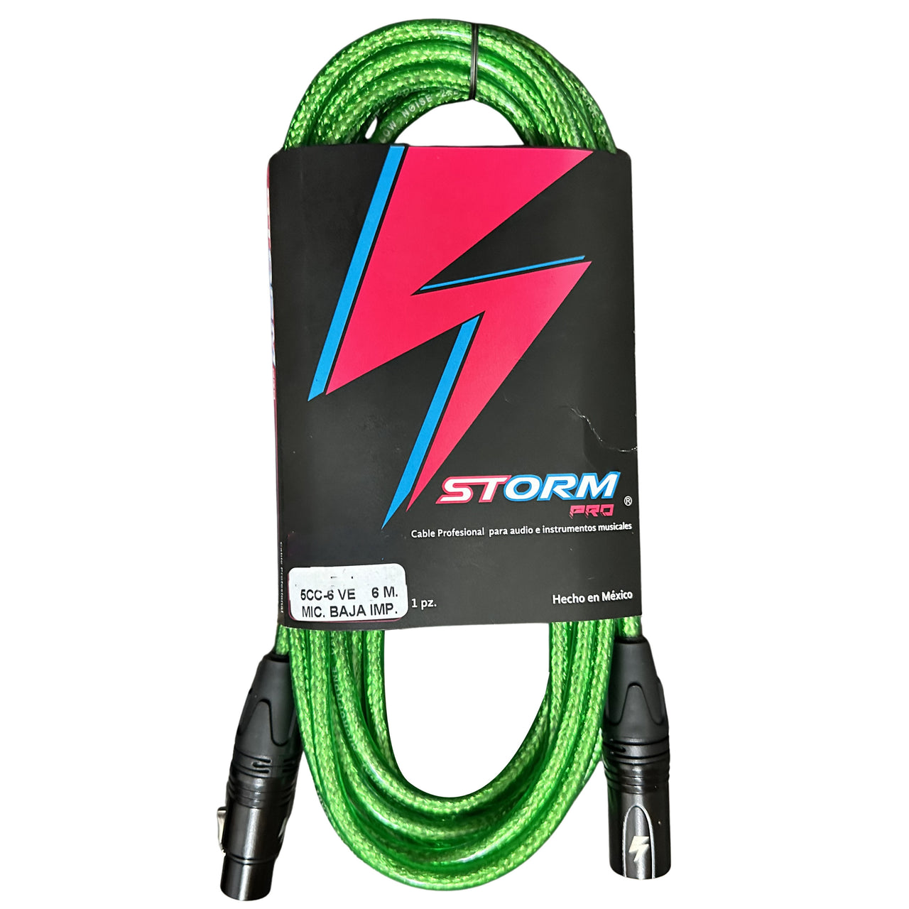 Cable Pbk Storm Pro 5cc-6 Ve Canon A Canon Baja Impedancia 6 Metros