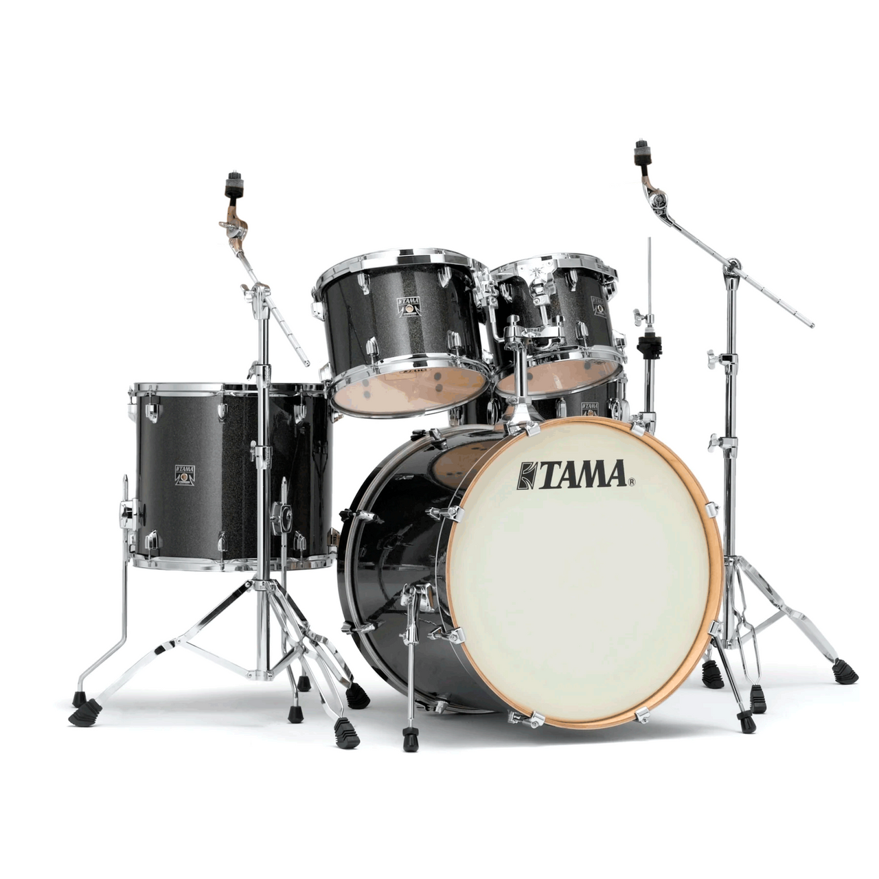 Bateria Tama Ck52krs-mgd Superstar Classic Maple 5 Piezas Negro Brillante Con Atril