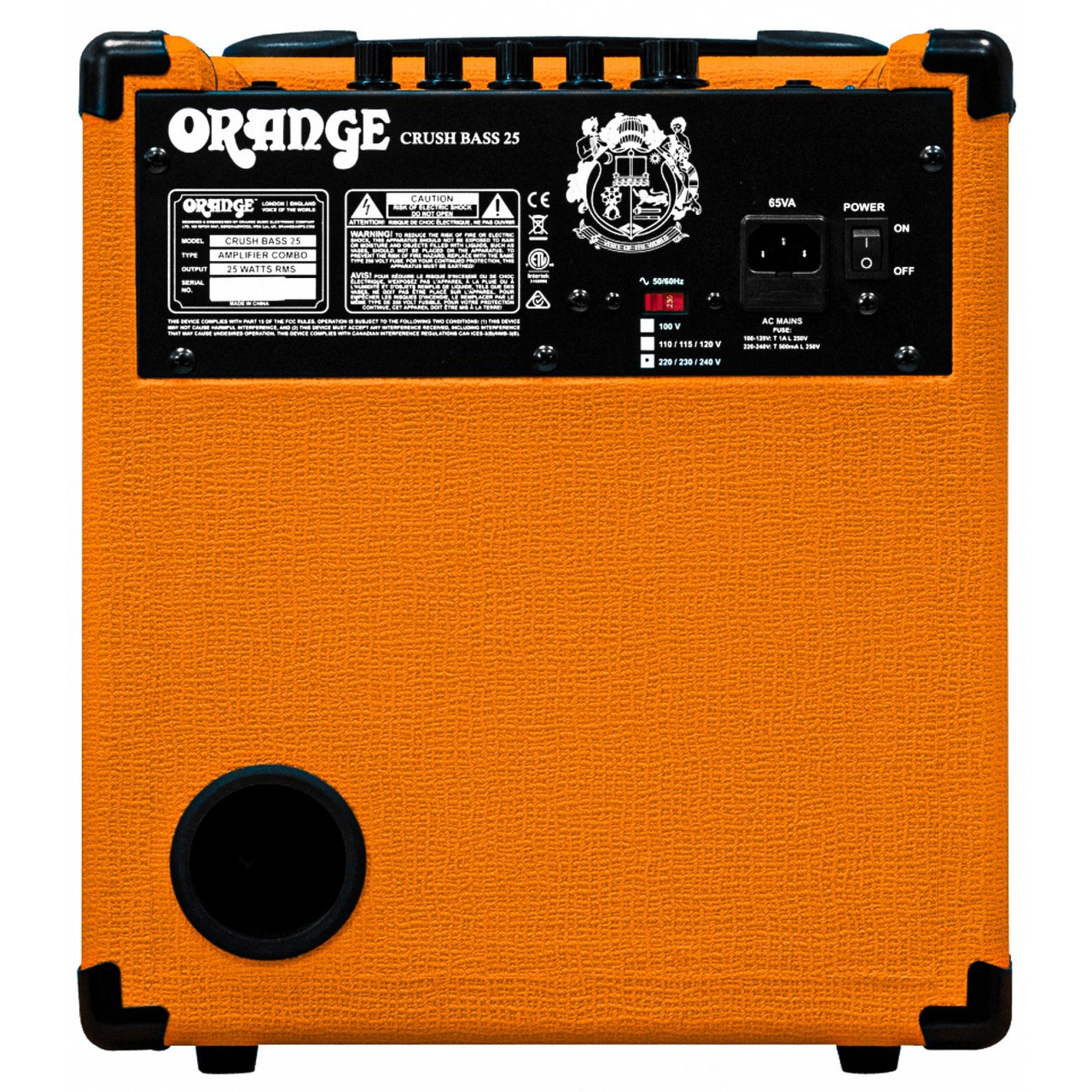 Amplificador Orange Crush Bass 25 Para Bajo Electrico