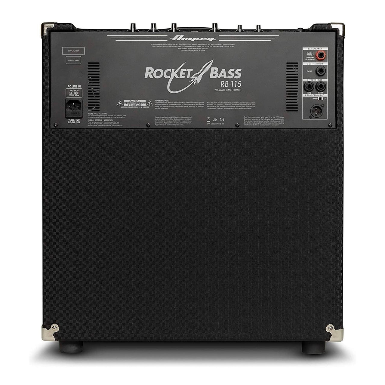 Amplificador Ampeg Rb-115 Para Bajo 200w Eq 3-band Salida Xlr