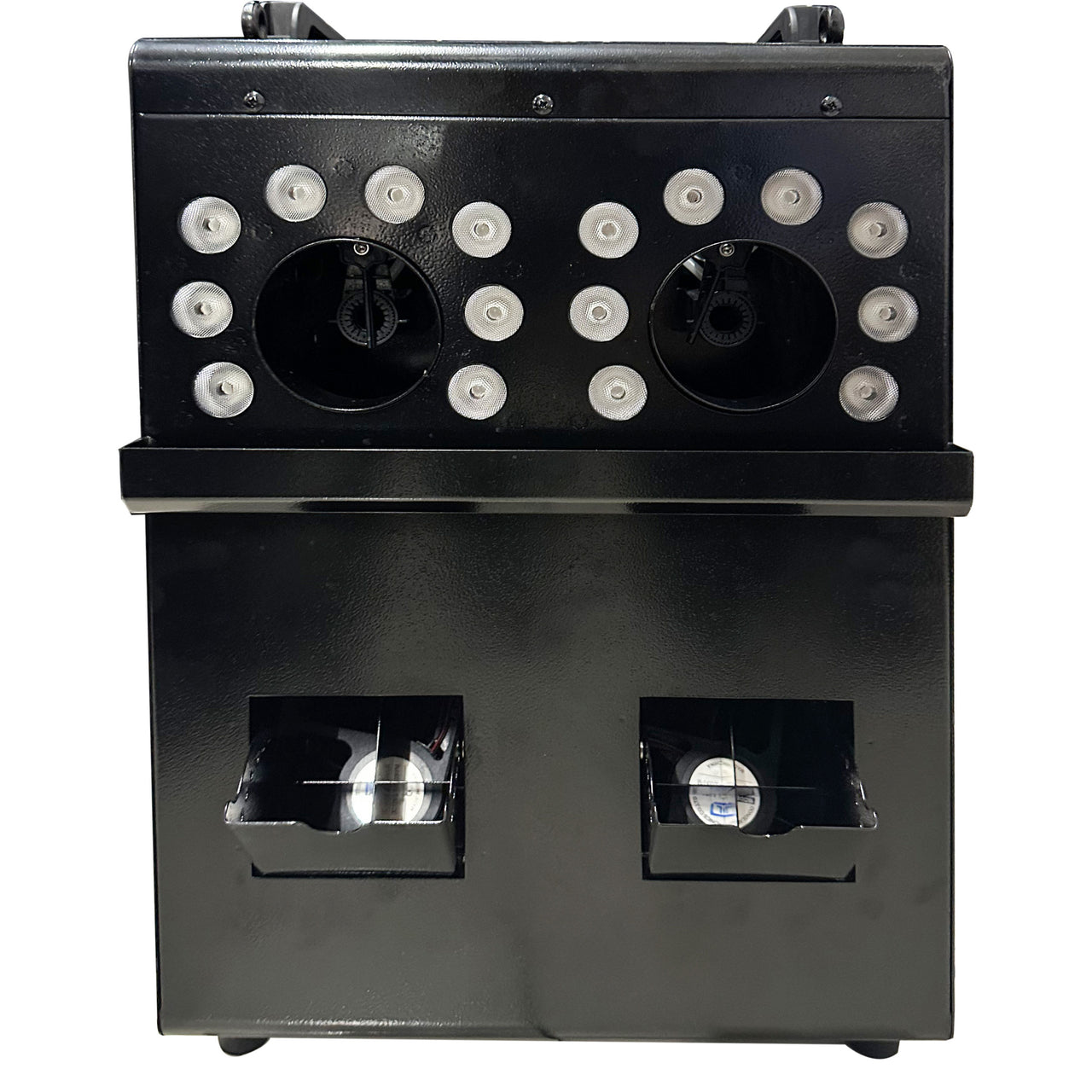 Maquina De Burbujas Alien 1200 Con Humo 200w Disparos Dobles Y 16 Leds Nebula 1200