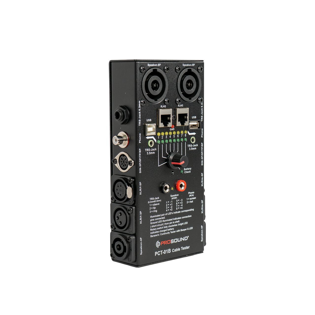 Probador Cables Prosound Mod. Pct-01b