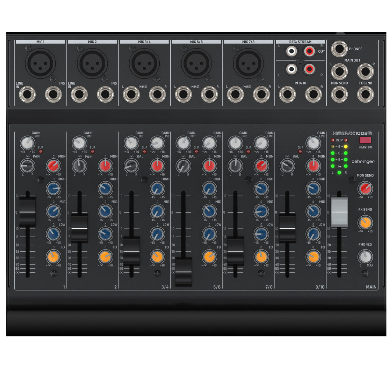 Mezcladora Behringer Xenyx 1003b 10 Ch Podcast Mixer