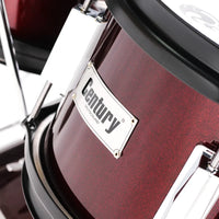 Thumbnail for Bateria Century Junior Cnbt014 Vino 5 Piezas Aro Negro