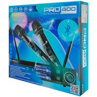 Thumbnail for Microfono Superbright Pro-400 Inalambrico Uhf 550-960mhz Doble de Mano