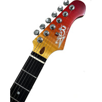 Thumbnail for Guitarra Electrica Jet Guitars Js600trd Sunburst Rojo Transparente