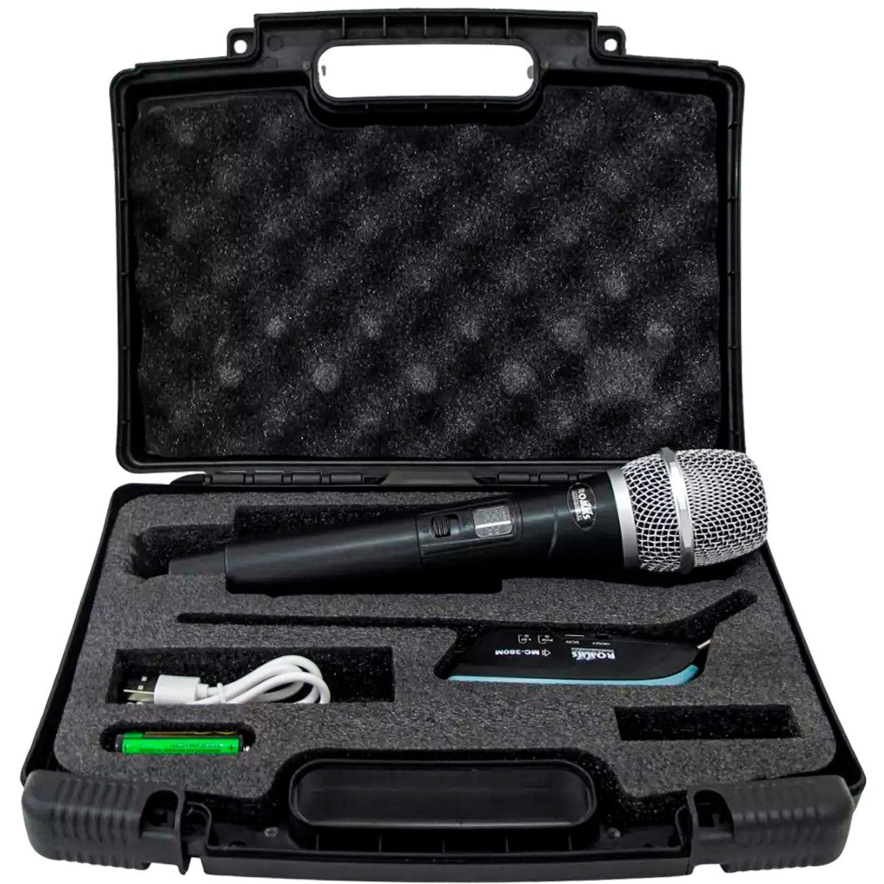 Microfono Inalambrico Romms Mc-380m De Mano Uhf