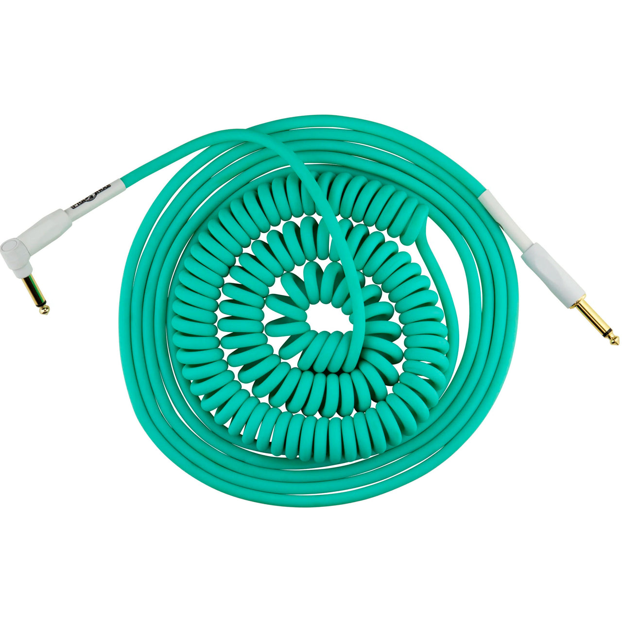 Cable Pig Hog Half Coil Seafoam Green 9 Mt 1/4-1/4 Ang Rect, Phcc30sg