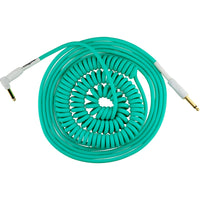 Thumbnail for Cable Pig Hog Half Coil Seafoam Green 9 Mt 1/4-1/4 Ang Rect, Phcc30sg