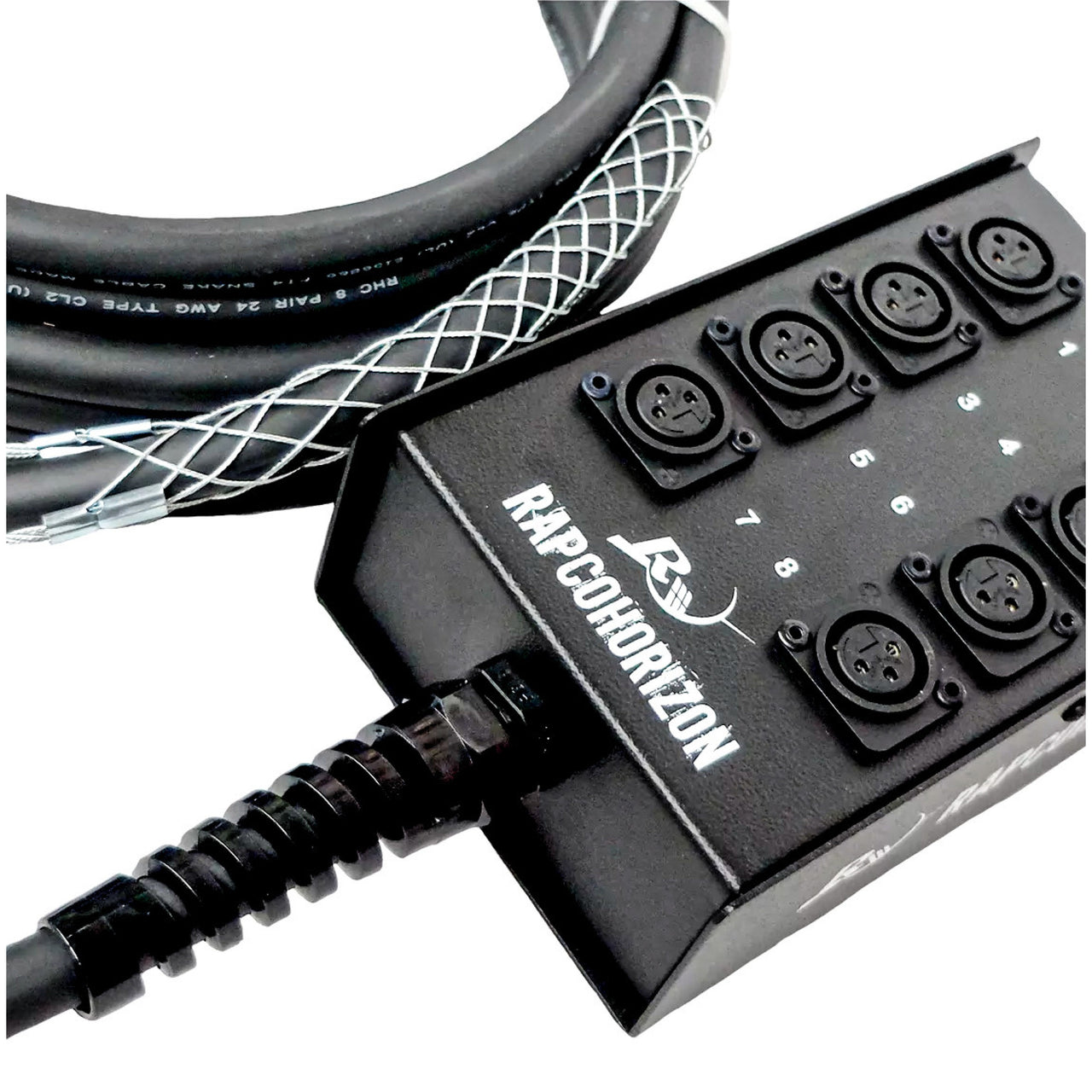 Subsnake Rapcohorizon 33sbr8 8 Canales 10 Metros Con Conectores Rean