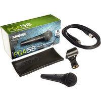 Thumbnail for MICROFONO SHURE BOBINA MOVIL C/CABLE, PGA58-XLR