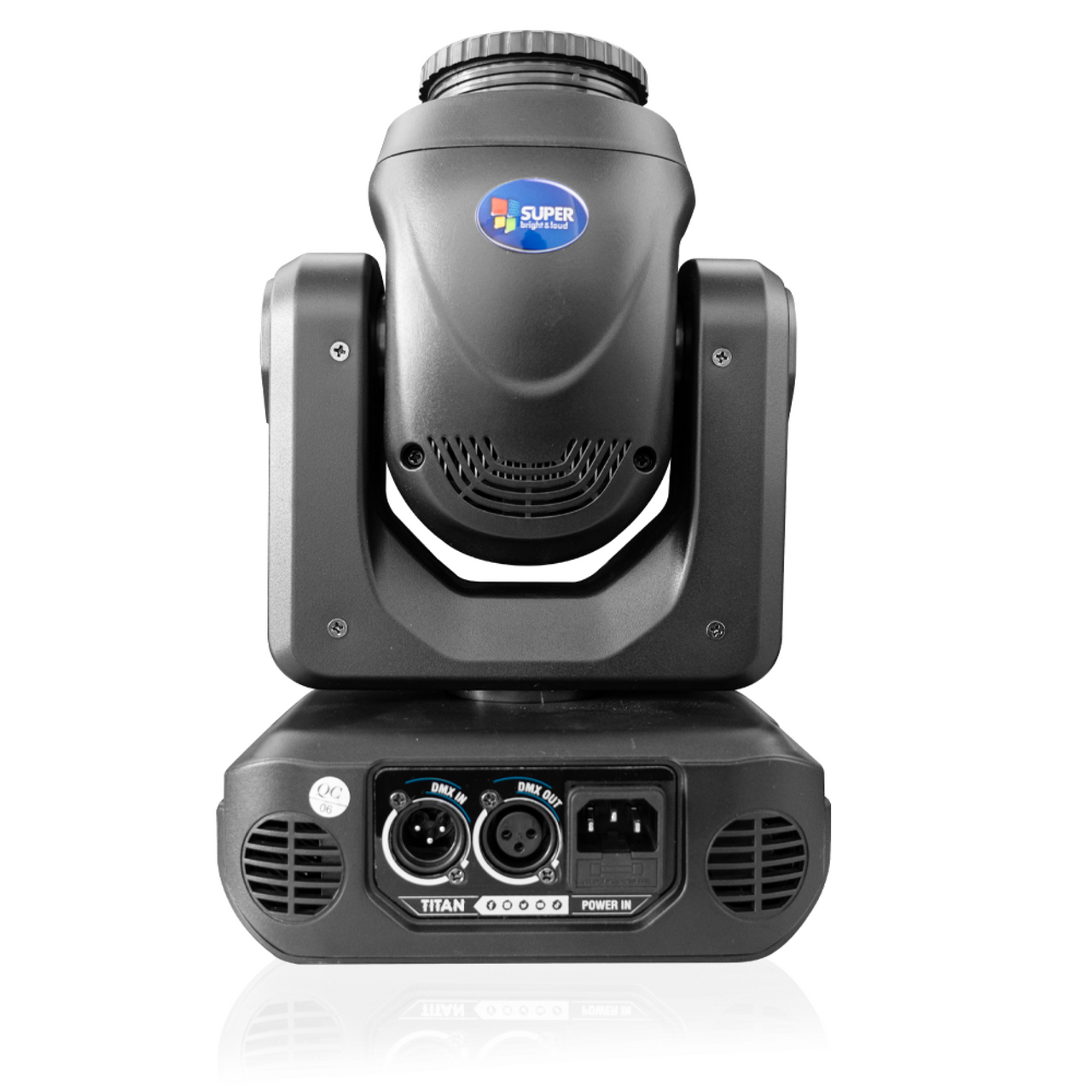 Cabezas Móviles Superbright Titan Spot 2 piezas Con maleta Led Blanco 80w y Led 5050 Rgb 3 en 1