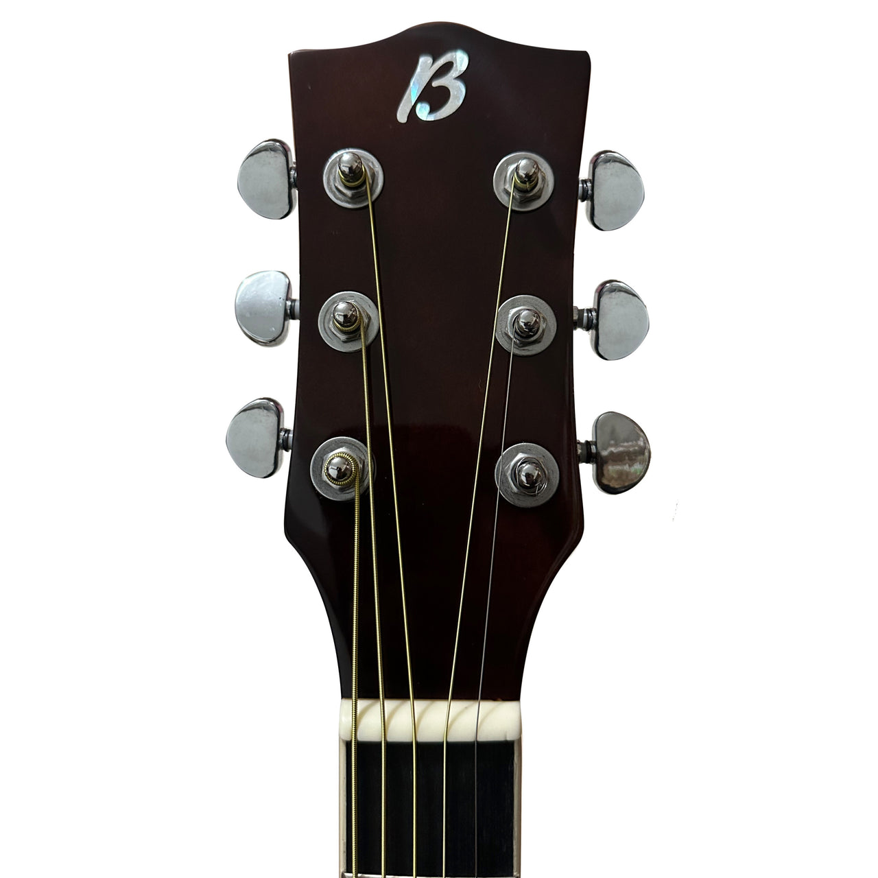 Guitarra Acustica Bamboo Ga-40-sb-q-ar Sunburst Con Funda 40 Pulgadas