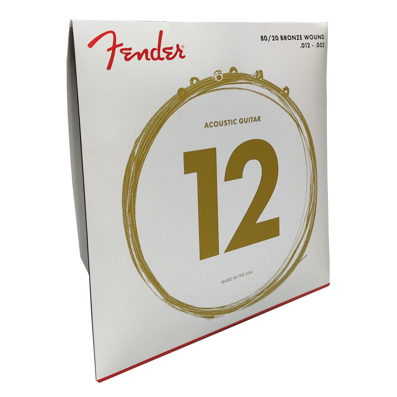 Juego De Cuerdas Fender Guitarra Electroacustica 12-52, 70l, 0730070403