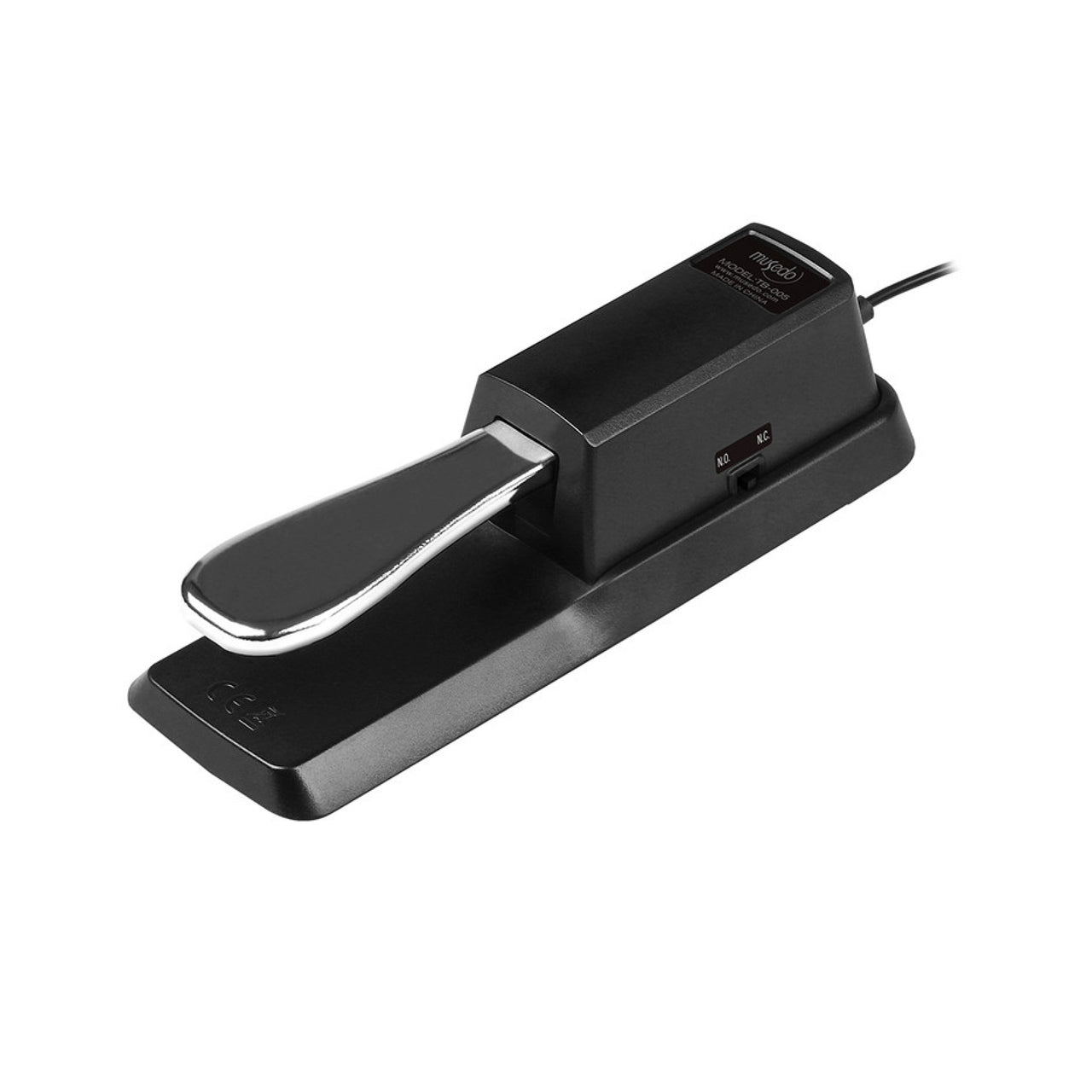 Pedal De Sustain Musedo P/teclado Cromado, Tb-005-i