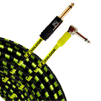 Thumbnail for CABLE CLASICA P/INSTRUMENTO PLUG A PLUG TEJIDO ESCUADRA 3 MTS. 61TJ03E