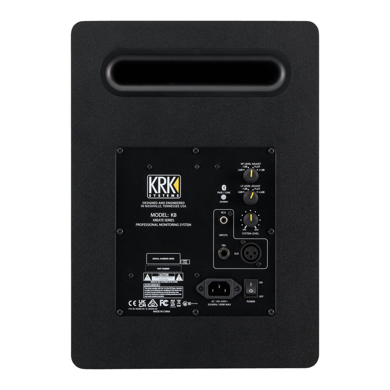 Monitor De Estudio Krk Kreate K8-na De Grabacion 8 Pulgadas