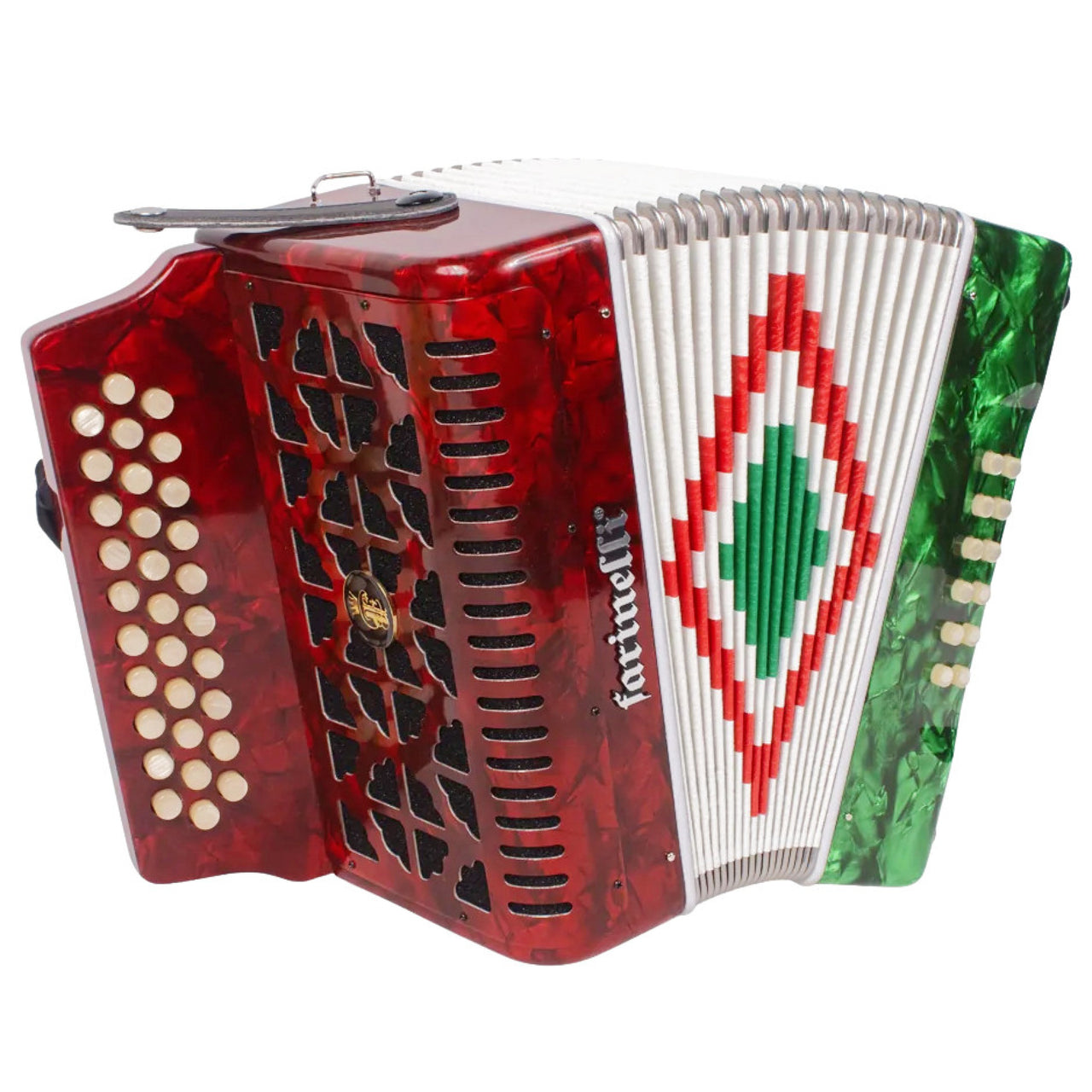 Acordeon Century C3012fab Fa Bandera 31 Botones 12 Bajos