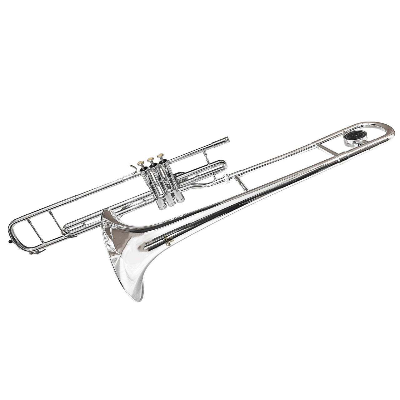 Trombon De Embolos Martinz Mwtbe10s Do Plateado
