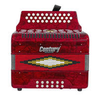 Thumbnail for Acordeon Century C3012far-i Tono Fa Rojo 31 Botones 12 Bajos