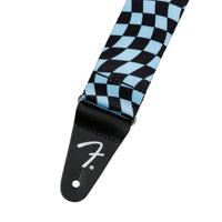 Thumbnail for Thaly Fender Para Guitarra Wavy Checker Poly Strap Blue 0990637262