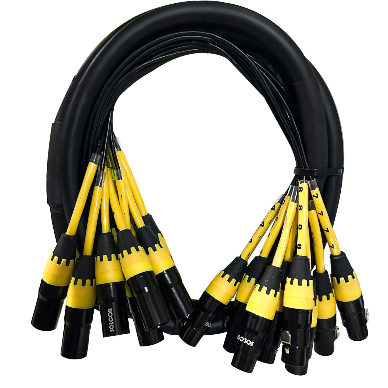 Sub Snake Solcor Ss8c03 8 Canales Canon A Canon 3 Metros