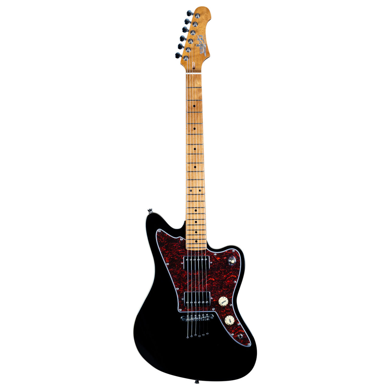 Guitarra Electrica Jet Guitars JET JJ-350 Black Tipo Jaguar 6 Cuerdas