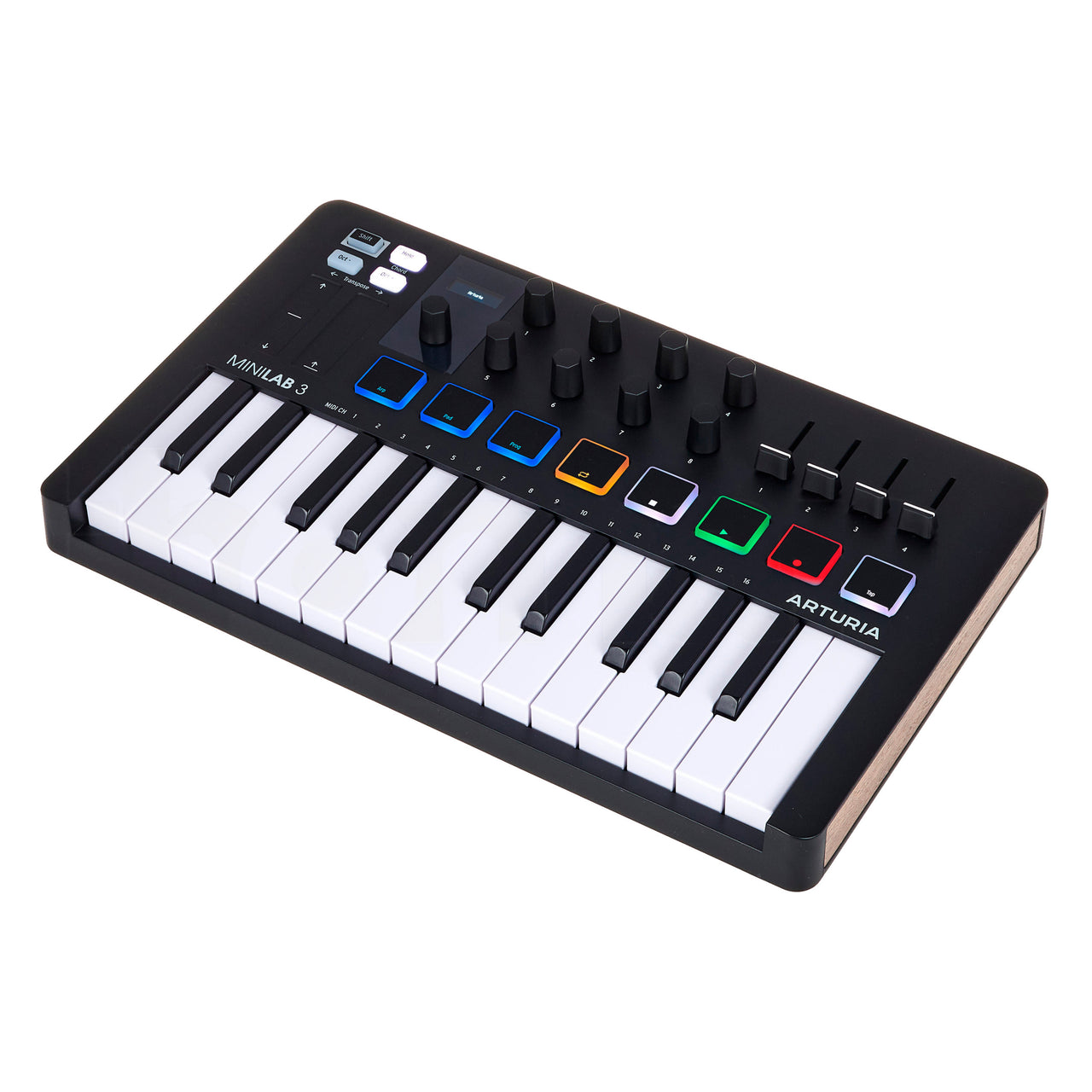 Controlador Arturia Minilab3bk Midi 25 Teclas Black