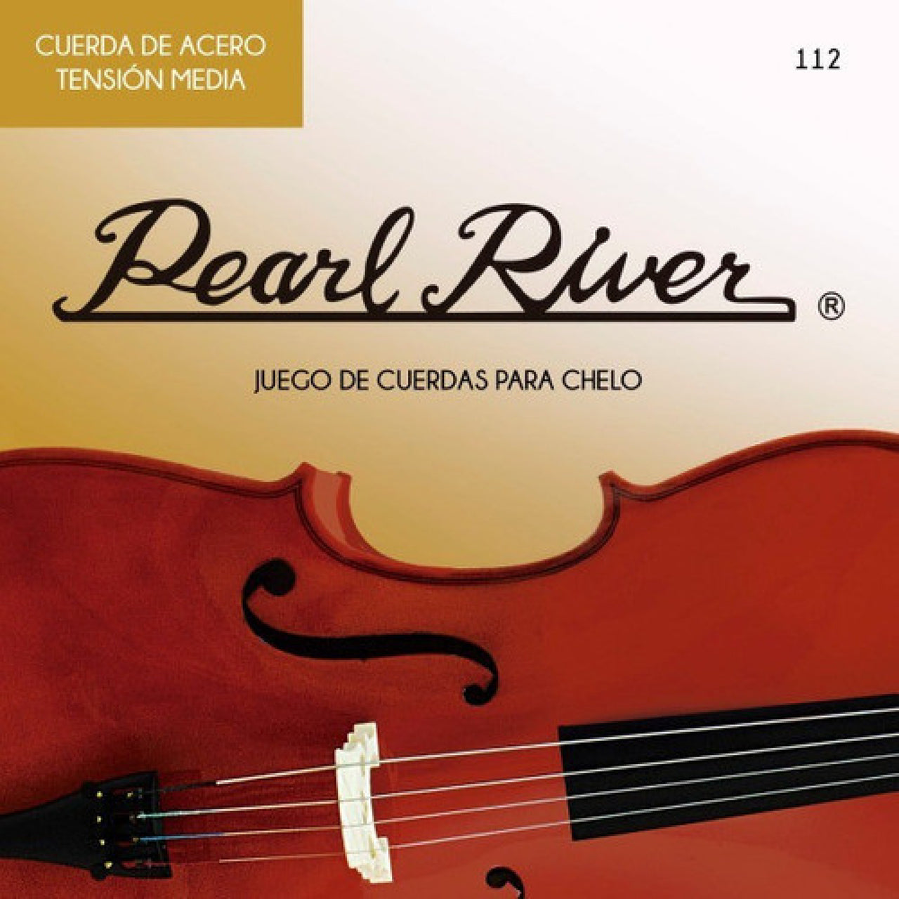 Encordadura Pearl River 112-4/4 kapok Para Violoncello