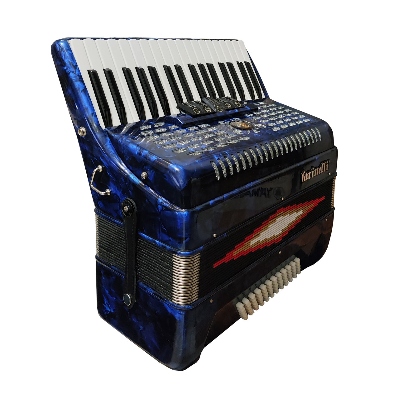 Acordeon Farinelli  Teclas Azul 3064 5 Registros, 1308a