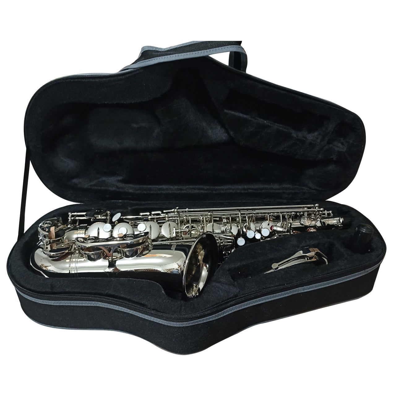 Saxofon Alto Century Mib Niquelado Cas-200n, Cnsx006