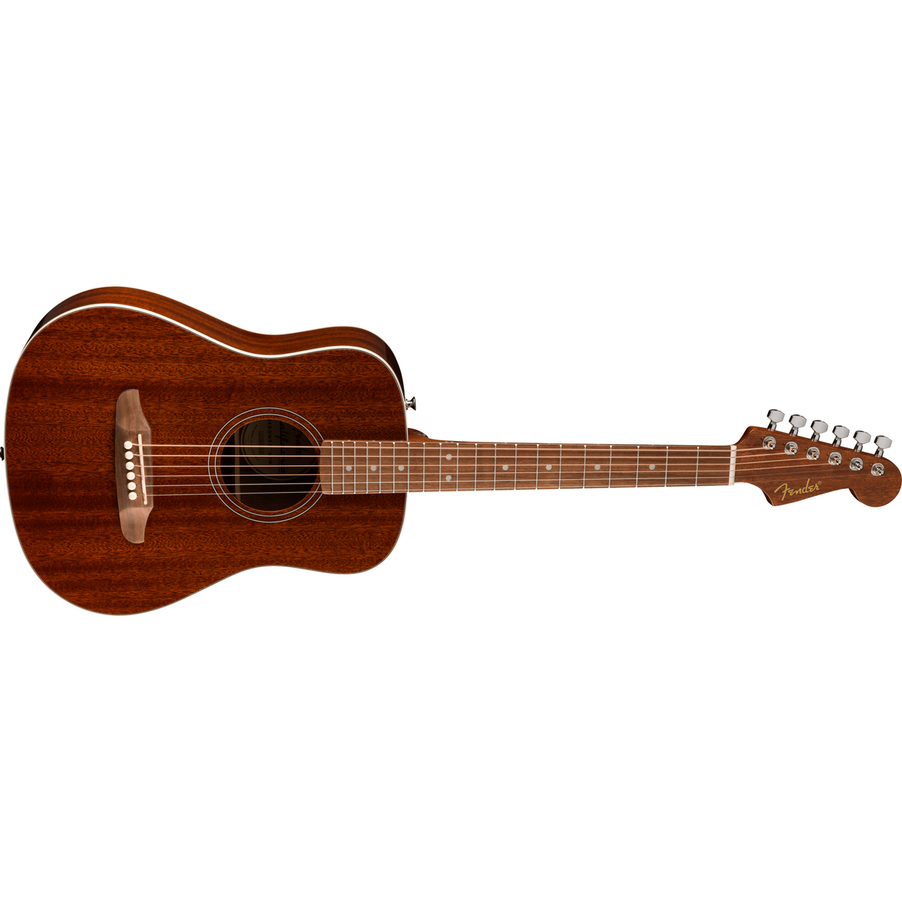 Guitarra Acustica Fender California Standard Redondo Mini Natural Sapele 0974103121