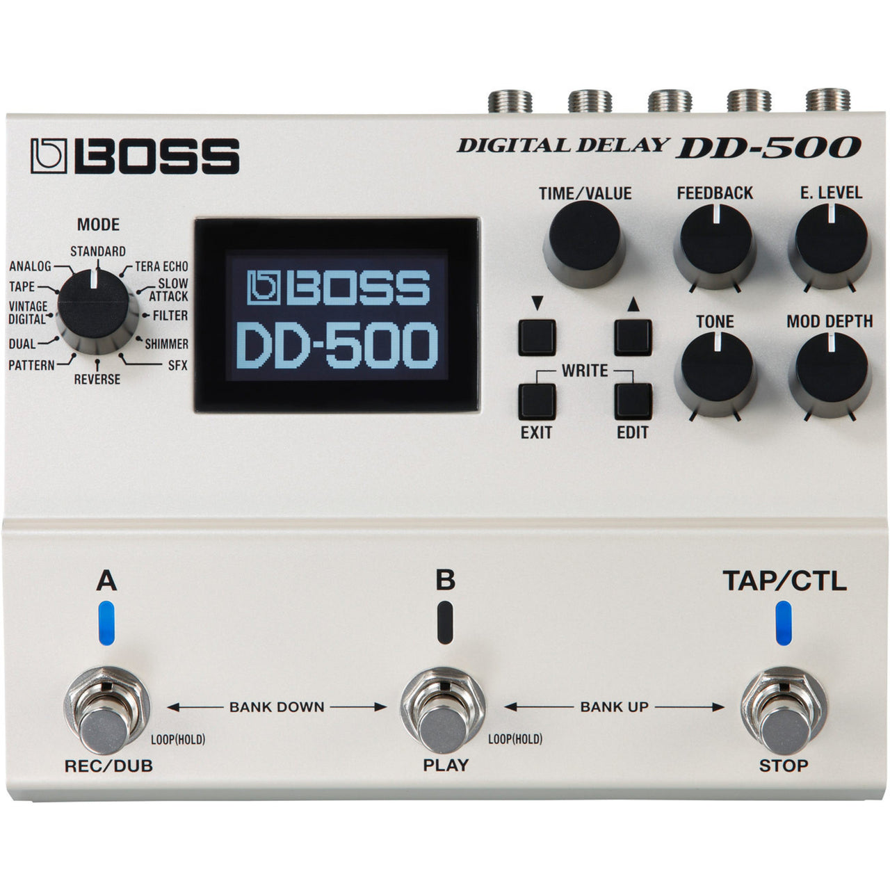 Pedal Efecto Boss Dd-500 Digital Delay Con Pantalla Lcd